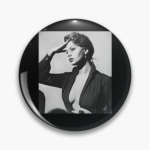 Item preview, Natural Passionate Joy Acting Sexy Beauty Sophia Loren Black And White designed and sold by DebbieConquer.