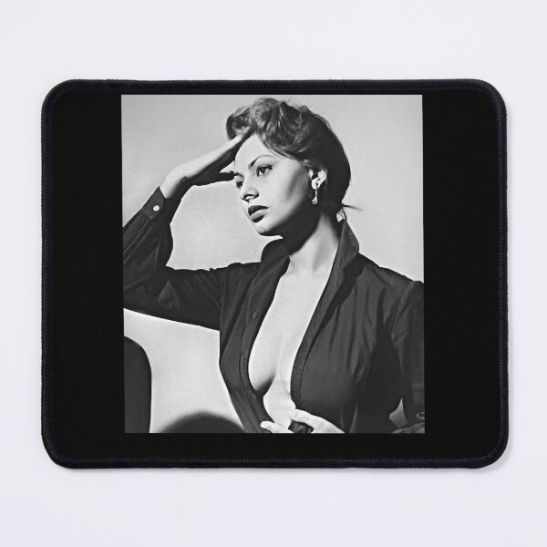 Item preview, Natural Passionate Joy Acting Sexy Beauty Sophia Loren Black And White designed and sold by DebbieConquer.