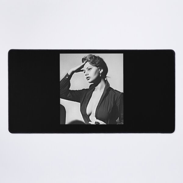 Item preview, Natural Passionate Joy Acting Sexy Beauty Sophia Loren Black And White designed and sold by DebbieConquer.