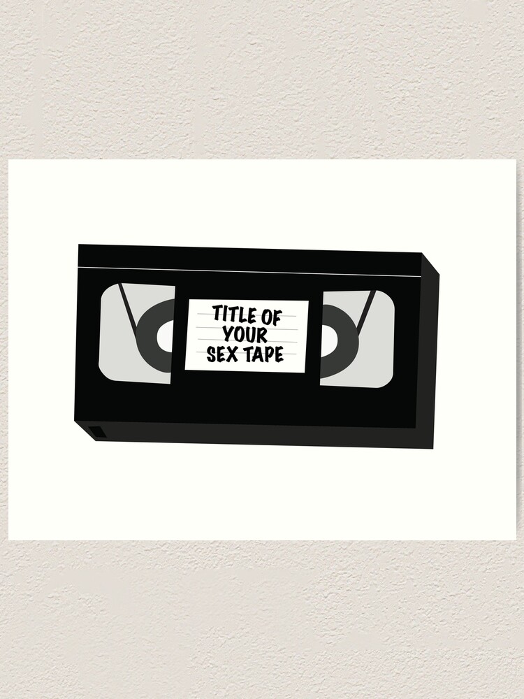 "Brooklyn NineNine VHS Tape Drawing" Art Print for Sale by