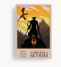 Dovahkiin, Dragonborn Canvas Print