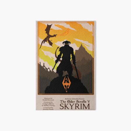 Dovahkiin, Dragonborn Art Board Print