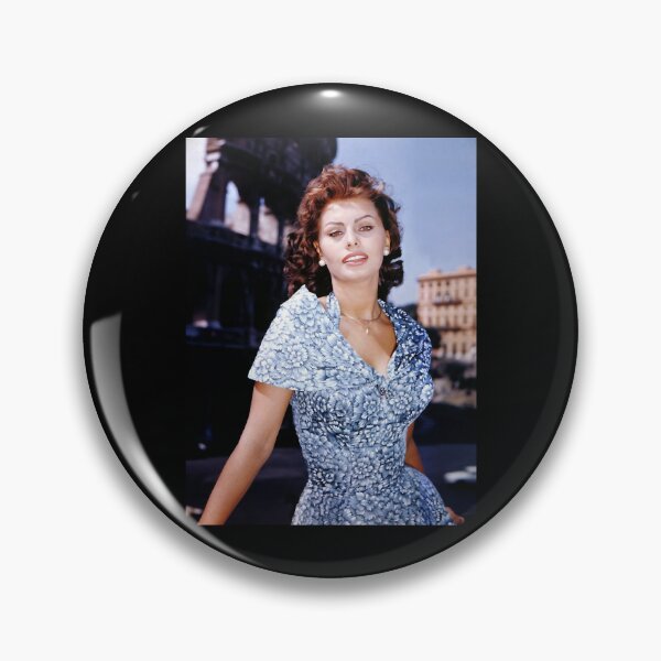 Item preview, Natural Passionate Joy Acting Sexy Beauty Sophia Loren Blue Dress Graphic Gifts designed and sold by DebbieConquer.