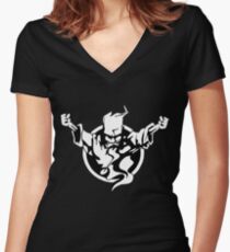 Thunderdome Women's Fitted V-Neck T-Shirt