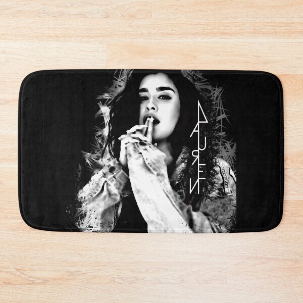 Item preview, Lauren Jauregui black and white logo  designed and sold by TaydenPetrellol.