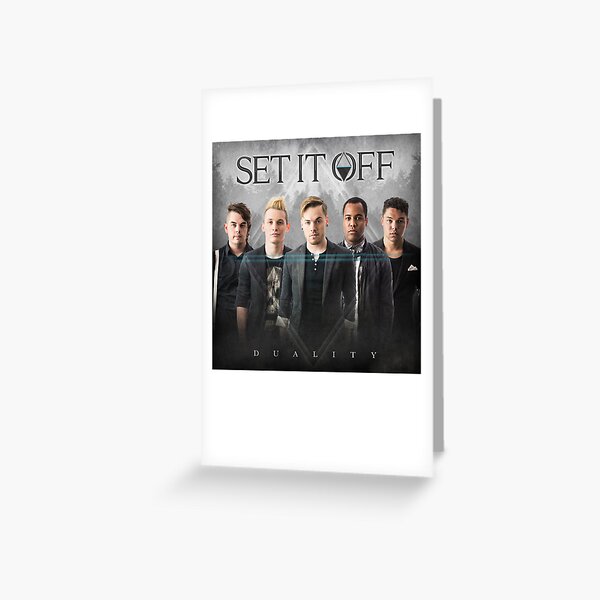 Set It Off Upside Down Logo | Greeting Card