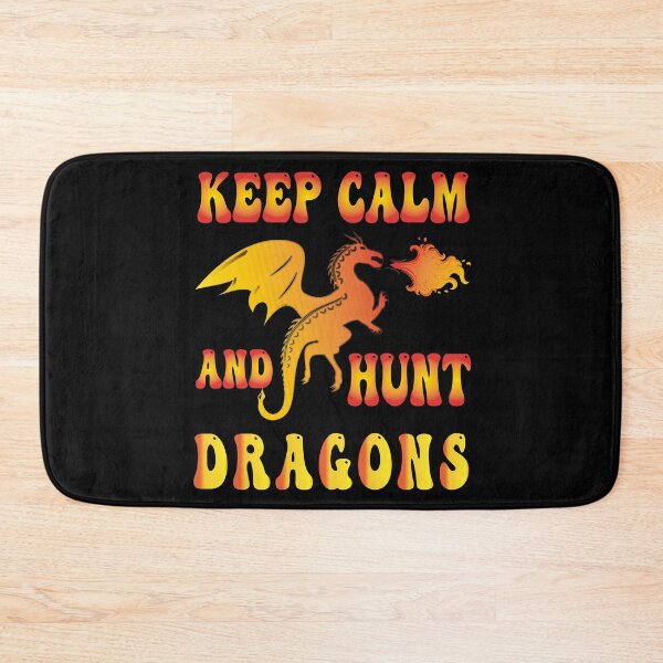 Item preview, keep calm and hunt dragons designed and sold by bahdsgraphic.