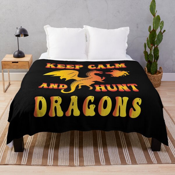 Item preview, keep calm and hunt dragons designed and sold by bahdsgraphic.