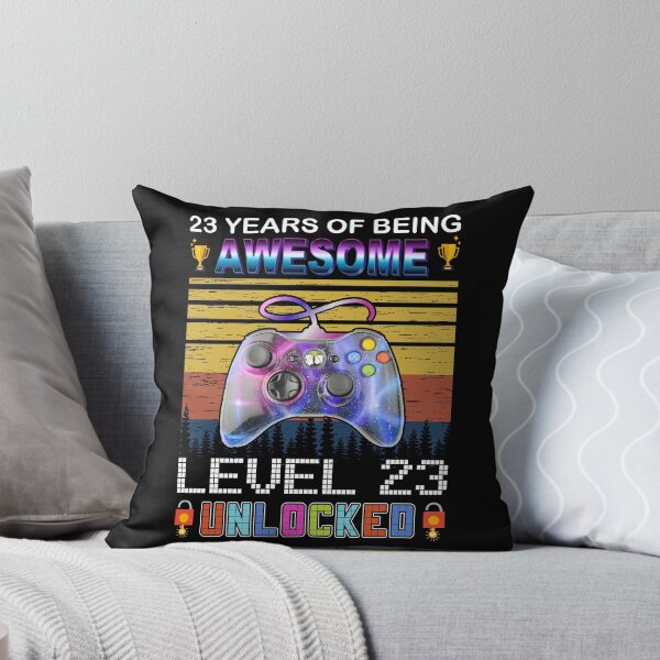 Item preview, 23 Years Of Being Awesome Level 23 Unlocked Gamer designed and sold by PansyBoyd.