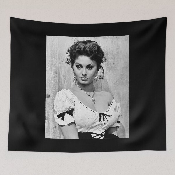 Item preview, Natural Passionate Joy Acting Sexy Beauty Sophia Loren Long Graphic For Fans designed and sold by DebbieConquer.