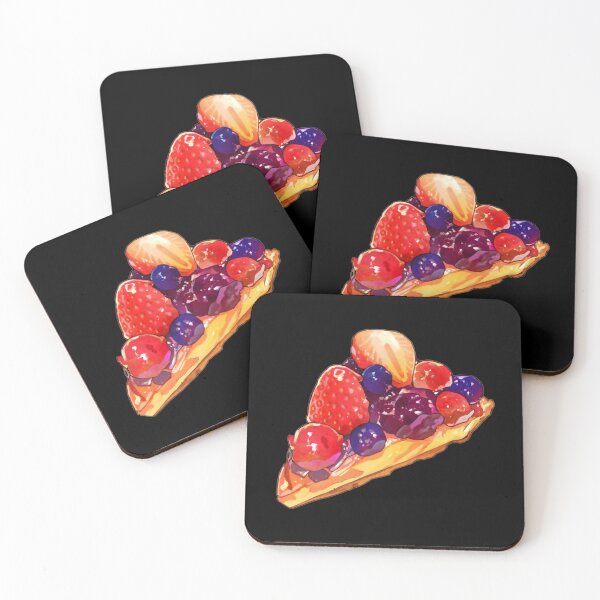 Item preview, Slice of Yummy Mix Berry Tart designed and sold by Happybearbear.