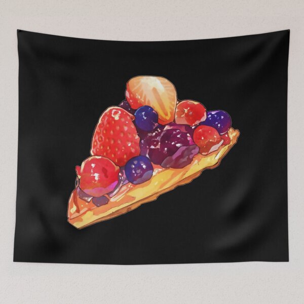 Item preview, Slice of Yummy Mix Berry Tart designed and sold by Happybearbear.