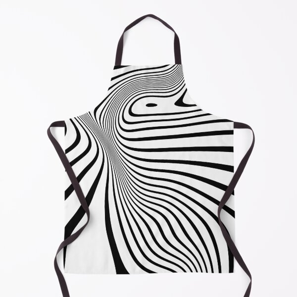 Item preview, Retro Lines Black And White Minimalistic Optical Art designed and sold by artsandsoul.