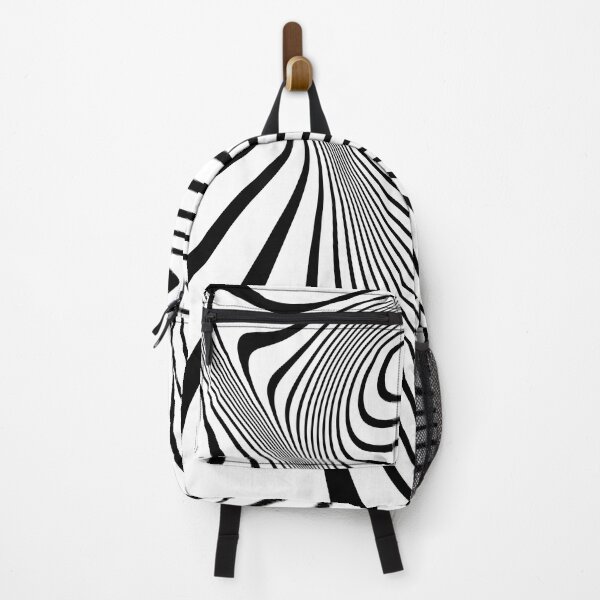 Item preview, Retro Lines Black And White Minimalistic Optical Art designed and sold by artsandsoul.