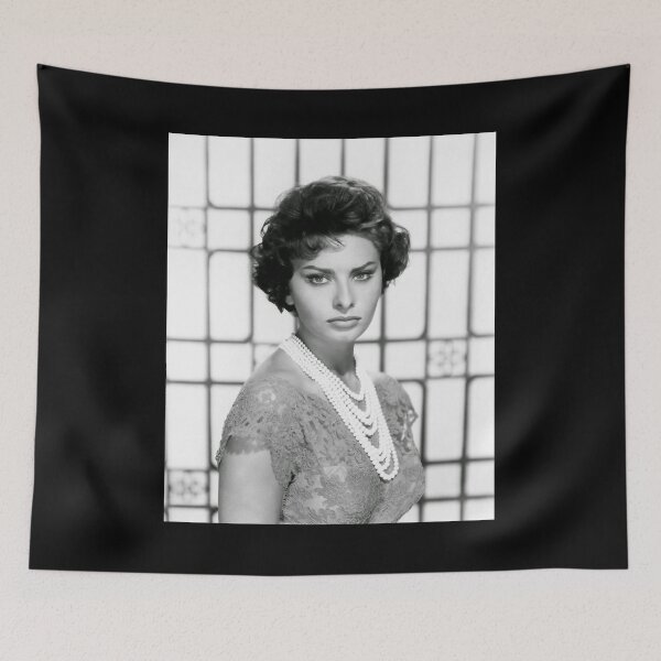 Item preview, Natural Passionate Joy Acting Sexy Beauty Sophia Loren Lovely Classic Fans designed and sold by DebbieConquer.