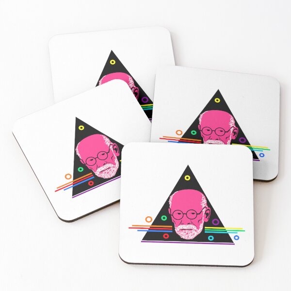 Item preview, Pink Freud Vector art Design with Prism rainbow colours designed and sold by Raju-Creative.