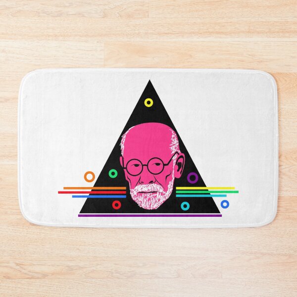Item preview, Pink Freud Vector art Design with Prism rainbow colours designed and sold by Raju-Creative.