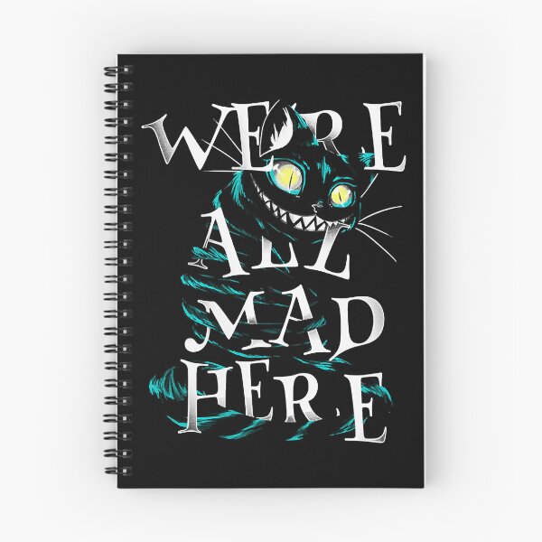 Item preview, Virtuoso Delicate Eye Magic Nice We Are All Mad Here Alice In Wonderland Cheshire Kitten Were Mad He designed and sold by GrCharleRidgley.