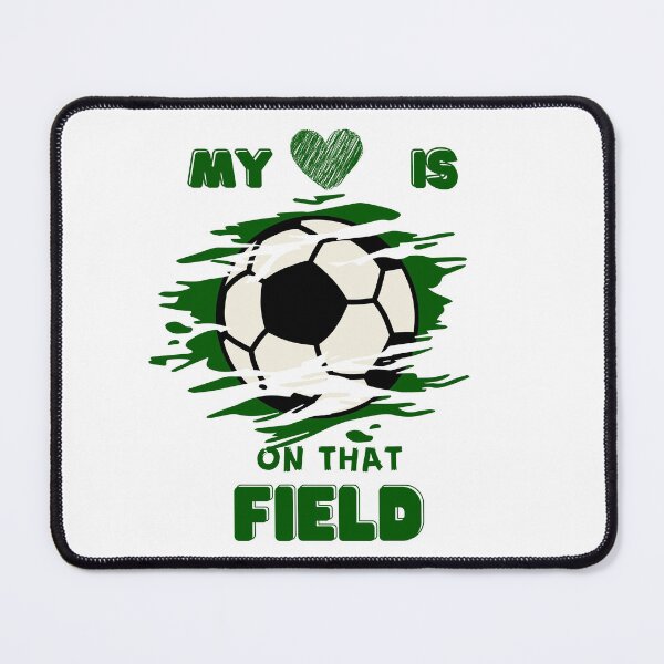 Item preview, My Heart is on that Field Soccer designed and sold by speakupandshine.
