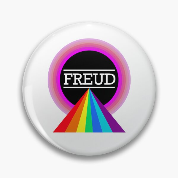 Item preview, Pink Freud Typography Pink with Rainbow Design designed and sold by Raju-Creative.