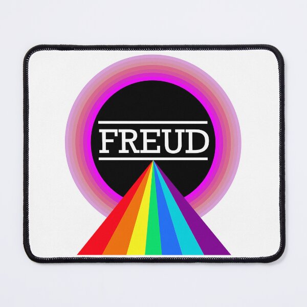 Item preview, Pink Freud Typography Pink with Rainbow Design designed and sold by Raju-Creative.