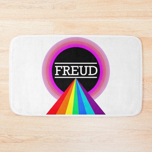 Item preview, Pink Freud Typography Pink with Rainbow Design designed and sold by Raju-Creative.