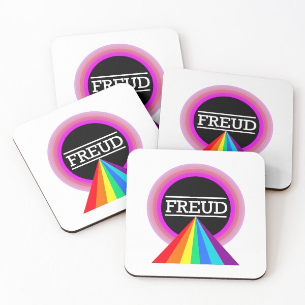 Item preview, Pink Freud Typography Pink with Rainbow Design designed and sold by Raju-Creative.