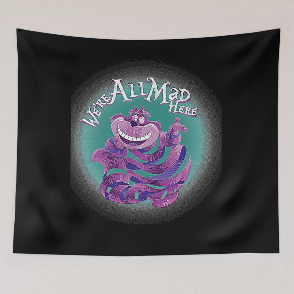 Item preview, Virtuoso Delicate Eye Magic Nice We Are All Mad Here! The Cheshire Cat Retro Vintage designed and sold by GrCharleRidgley.