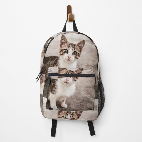 Item preview,  Little wild  tabby cat with a green eyes  designed and sold by anisbbmbrush.