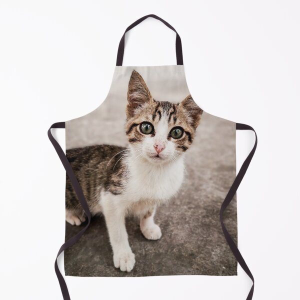 Item preview,  Little wild  tabby cat with a green eyes  designed and sold by anisbbmbrush.