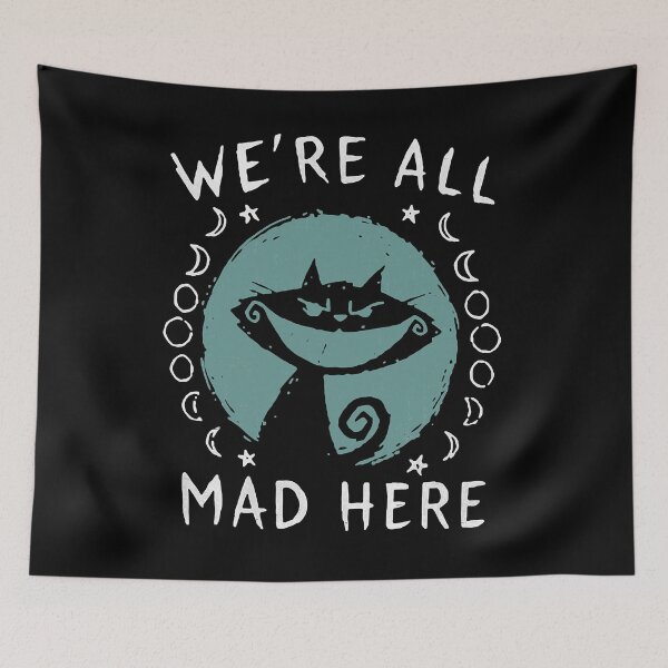 Item preview, Virtuoso Delicate Eye Magic Nice We'Re All Mad Here - Alice Cat Vintage designed and sold by GrCharleRidgley.