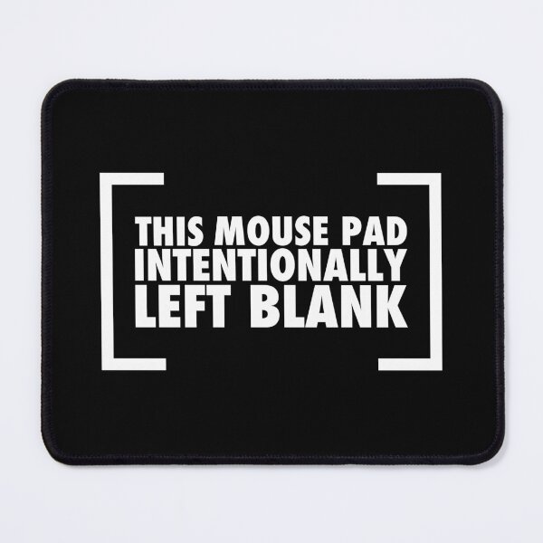 Item preview, This Object Intentionally Left Blank Black designed and sold by realDMdesigns.