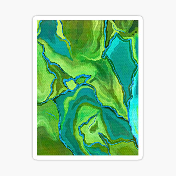 Spring - Flashy Pattern Bright Flowers - Colorful Flashy Floral Patterns Sticker