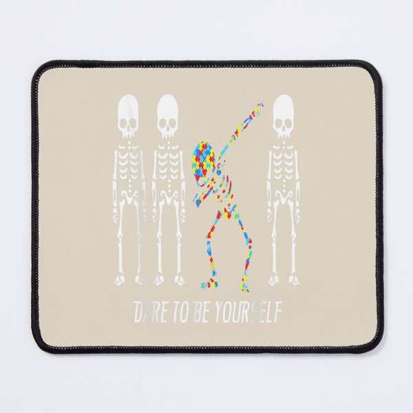 Item preview, Dare To Be Yourself Dabbing Skeleton Autism Awareness designed and sold by VerityKingStore.
