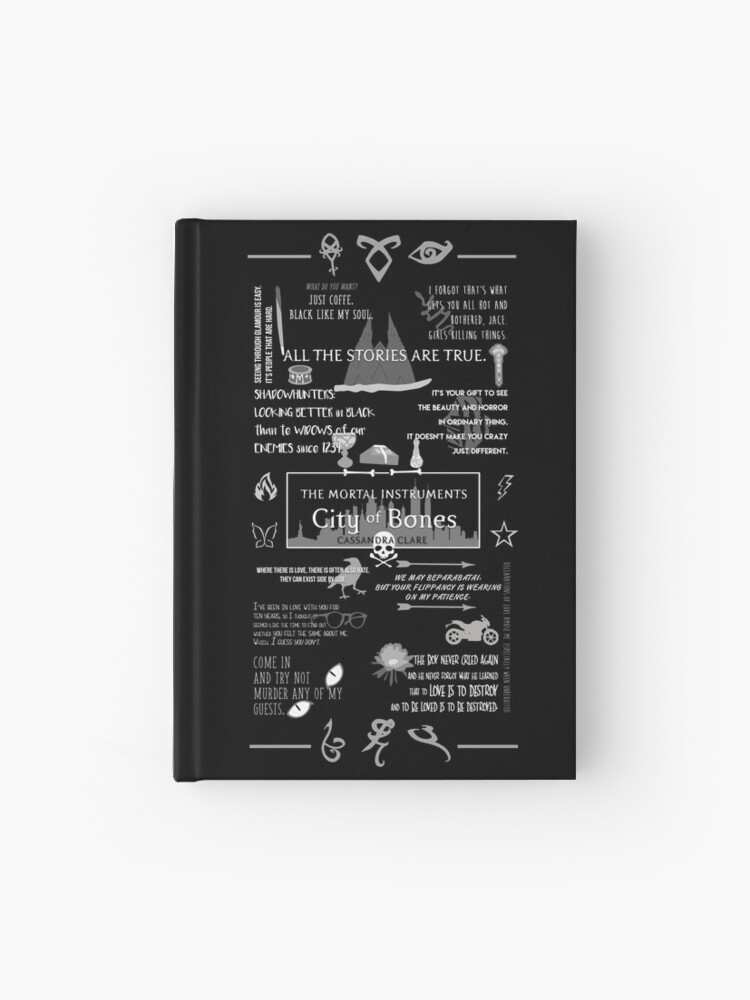 The Mortal Instruments City Of Bones Quotes Hardcover Journal