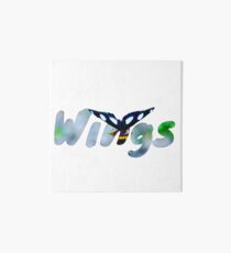 Butterfly On Flower, Wings Art Board