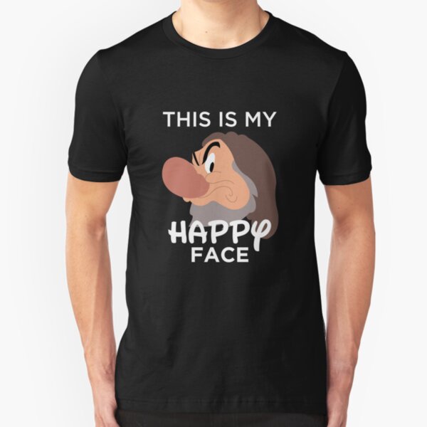 Happy Face Slim Fit T-Shirt