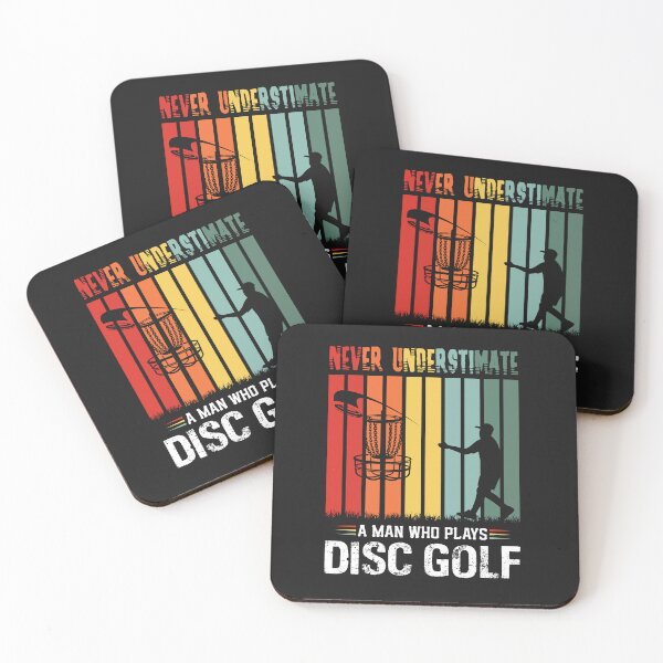 Item preview, Never Underestimate a Man Who Plays Disc Golf-Father's Day gift for Dad designed and sold by BRtisticDesigns.