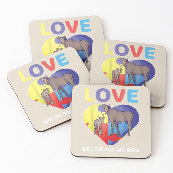Item preview, Love Needs No Words Autism Awareness Moose Mom Gift Cute designed and sold by VerityKingStore.