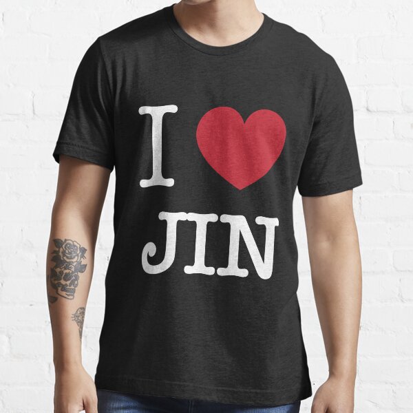 I love BTS Jin Kim Seokjin typography I love BTS Jin Kim Seokjin typography
