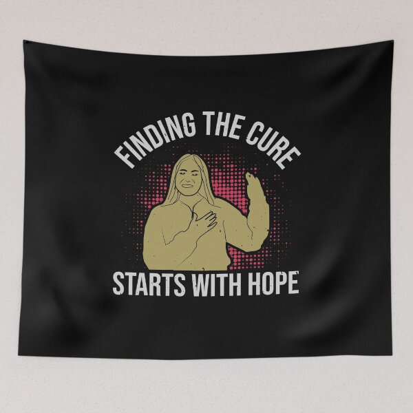 Item preview, Finding the cure starts with hope Cancer motivation designed and sold by GeneTonia0307.