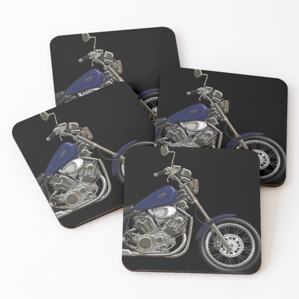 Item preview, Virago XV 750 blue designed and sold by KlaraBubble.