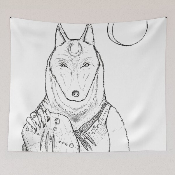 Item preview, Crescent Moon designed and sold by Wolf's Art.