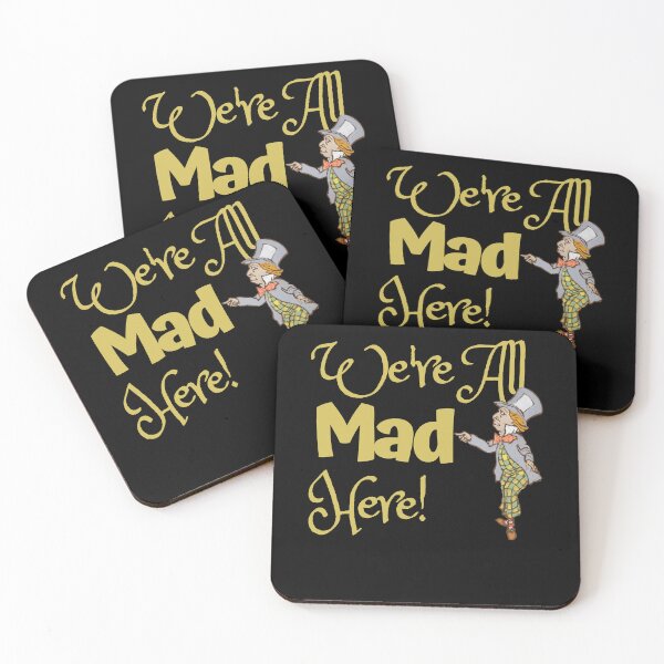 Item preview, Virtuoso Delicate Eye Magic Nice We'Re All Mad Here Hatter Retro Vintage designed and sold by GrCharleRidgley.