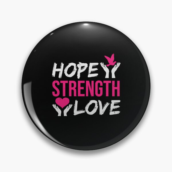 Item preview, Hope strenghth love Cancer support designed and sold by GeneTonia0307.