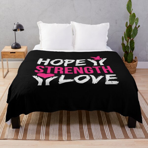 Item preview, Hope strenghth love Cancer support designed and sold by GeneTonia0307.