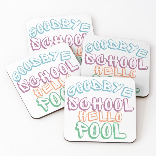 Item preview, Goodbye School Hello Pool. Funny End Of School Summer Saying. designed and sold by That Cheeky Tee.
