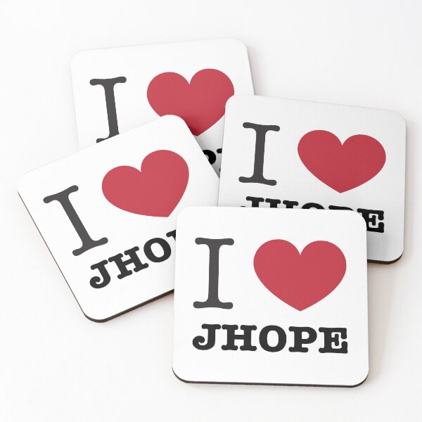Item preview, I love BTS Jhope Jung Hoseok typography designed and sold by Morcawork.