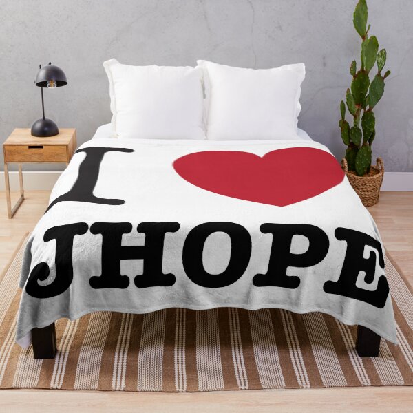 Item preview, I love BTS Jhope Jung Hoseok typography designed and sold by Morcawork.