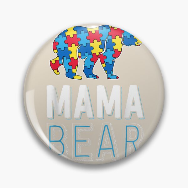 Item preview, Mama Bear World Autism Awareness Day Family Puzzle Piece designed and sold by VerityKingStore.